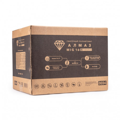 Сварочный полуавтомат Алмаз MIG 160 SYNERGY-8
