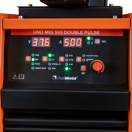 Сварочный полуавтомат UNO MIG 500 DOUBLE PULSE (Источник питания+МП+Тележка+БЖО – 2 упак.)-4