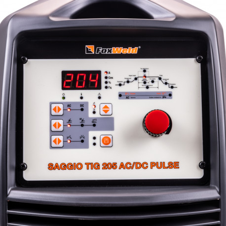 Аппарат аргонодуговой сварки SAGGIO TIG 205 AC/DC Pulse-5