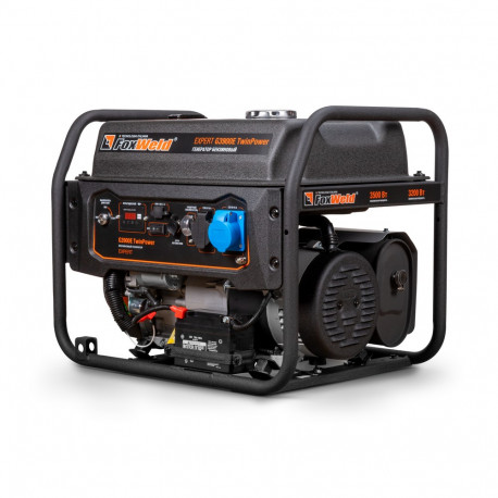 Генератор бензиновый Foxweld Expert G3900E TwinPower 3,5 кВт/7 кВА-2