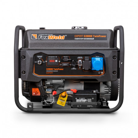 Генератор бензиновый Foxweld Expert G3900E TwinPower 3,5 кВт/7 кВА-4