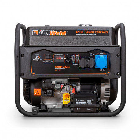 Генератор бензиновый Foxweld Expert G6900E TwinPower 6 кВт/9,4 кВА-4