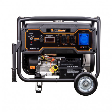Бензиновый генератор FoxWeld Expert G9500 EW в компл. с блоком автоматики-4