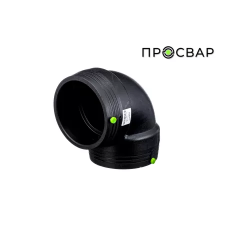 Отвод электросварной ПРОСВАР 200 мм 90гр ПЭ 100 SDR 11