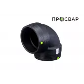Отвод электросварной ПРОСВАР 225 мм 90гр ПЭ 100 SDR 11