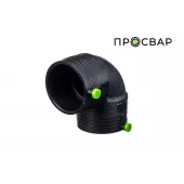 Отвод электросварной ПРОСВАР 90 мм 90гр ПЭ 100 SDR 11