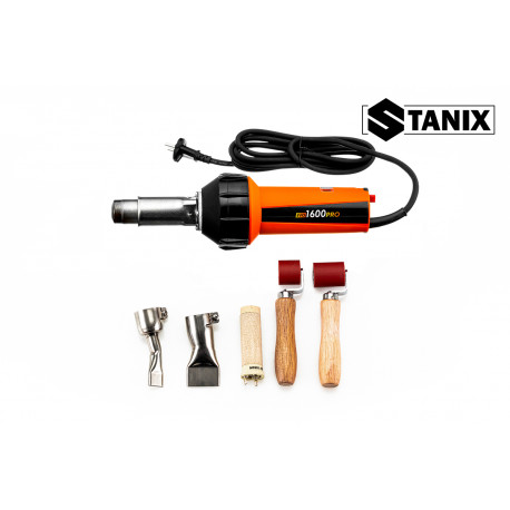 Сварочный фен STANIX EVO 1600 PRO комплект для сварки внахлёст