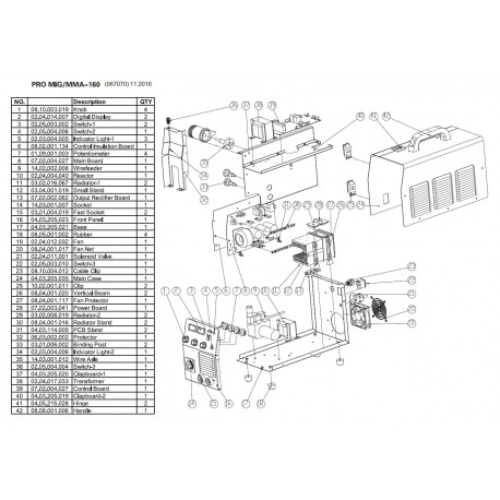 Сварочный полуавтомат TSS PRO MIG/MMA-160-5