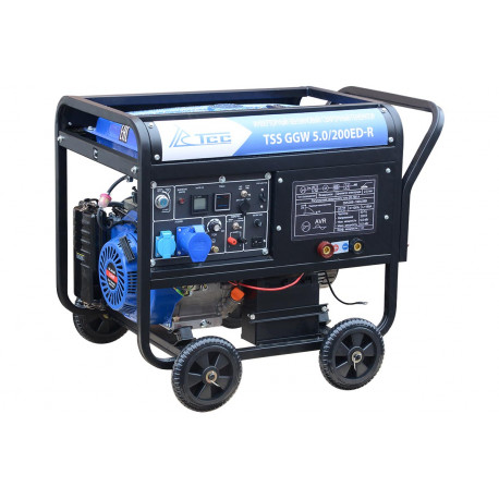 Инверторный бензиновый сварочный генератор TSS GGW 5.0/200ED-R-4