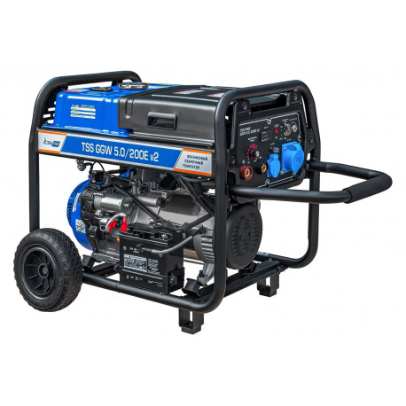 Бензиновый сварочный генератор TSS PROF GGW 5.0/200E v2-4
