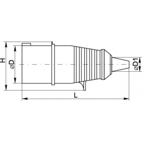 Вилка 024 3Р+РЕ 32А 380В IP44-1