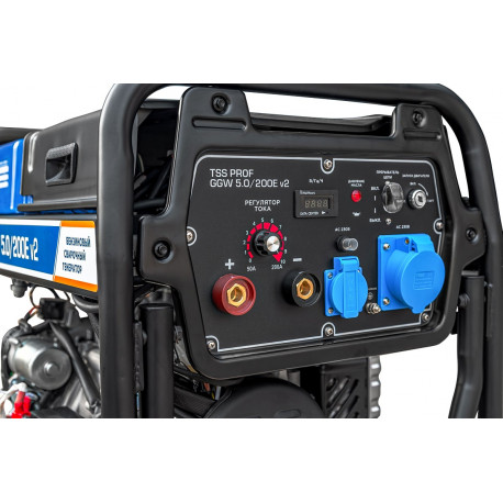 Бензиновый сварочный генератор TSS PROF GGW 5.0/200E v2-10
