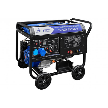 Инверторный бензиновый сварочный генератор TSS GGW 6.0/250D-R-4