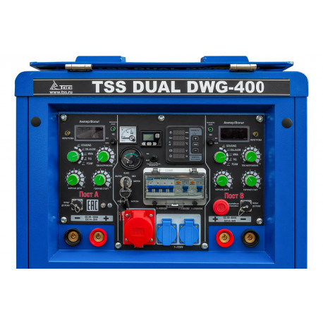 Двухпостовой дизельный сварочный генератор TSS DUAL DWG-400-13
