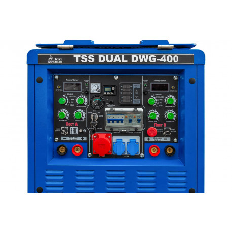 Двухпостовой дизельный сварочный генератор TSS DUAL DWG-400-12