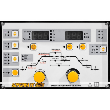 SUPERWAVE 500U (без БО и тележки) Аппарат аргонодуговой сварки HUGONG-3
