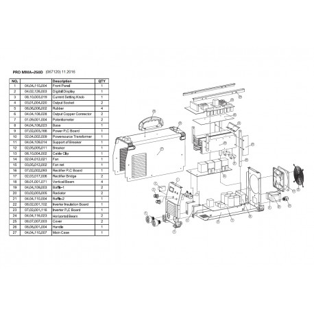 Сварочный инвертор TSS PRO MMA-250D-3