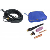 Горелка сварочная TIG с газовым охлаждением WP-17 (2-pin, 4м) / Torch for TIG welding