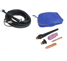 Горелка сварочная TIG с газовым охлаждением WP-17 (2-pin, 4м) / Torch for TIG welding